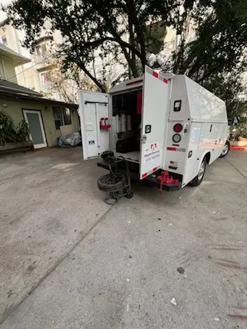 Magnet Plumbing service vehicle on-site for Faucet Repair in Matovich